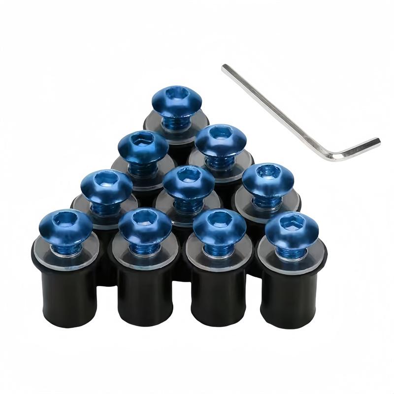 10PCS M5 Windscreen Windshield Bolt Screw Kit For Kawasaki Z900 Z750 Z800 Z650 VERSYS 300 650 1000 ZX6R ZX7R ZX10R ZX14R ZZR