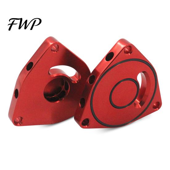 Turbocharger Air Leakage Fix Gasket Turbo BOV Plate for Honda Civic 2015-2021 1.5T, CNC Aluminum Alloy Blow Off Valve Replacement, Exhaust Seal Parts