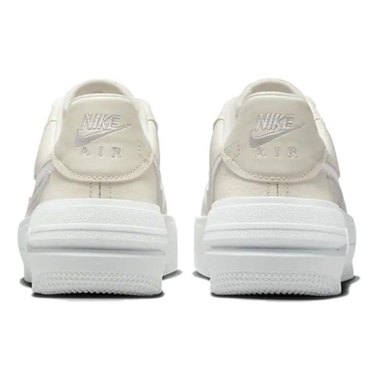 Nike Air Force 1 PLT.AF.ORM Бледная слоновая кость (Женский) Женские кроссовки Light-Orewood-Brown White Summit-White DJ9946-107