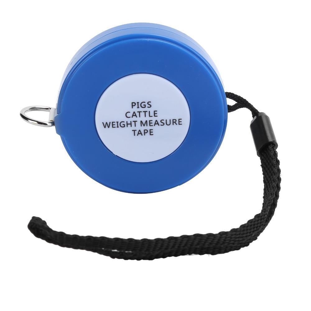 2.5m/8.20 ft Retractable Measuring Tape ABS Farm Weight Measuring Tool Pig Measurement