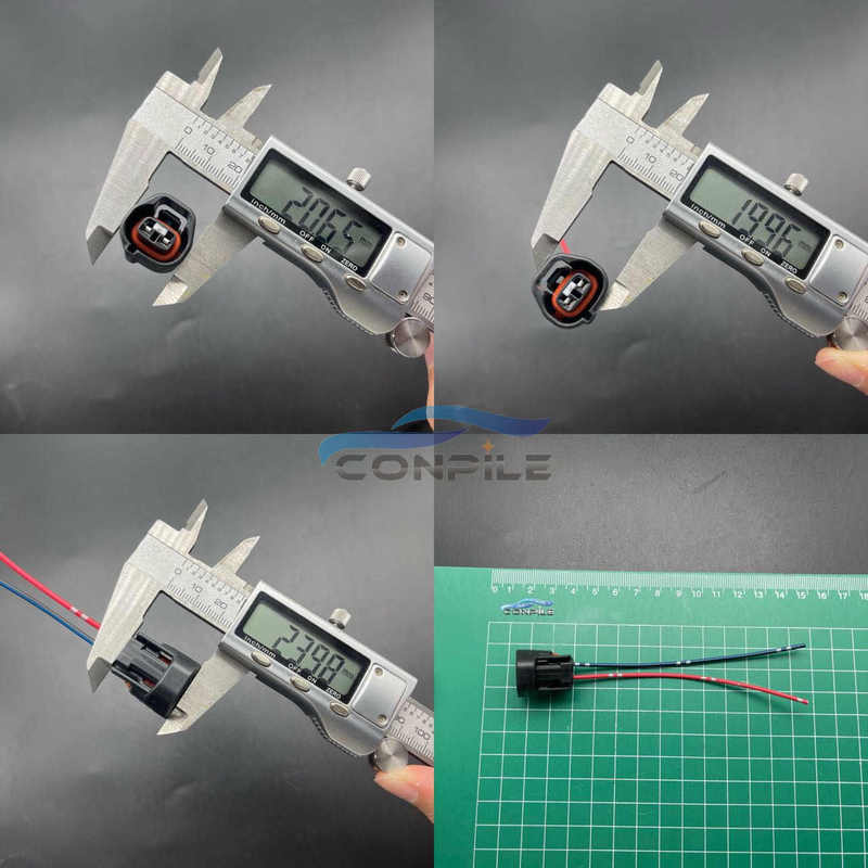 for Ford Edge  2PIN air conditioning A/C compressor waterproof belt harness plug connector cable wire line housing