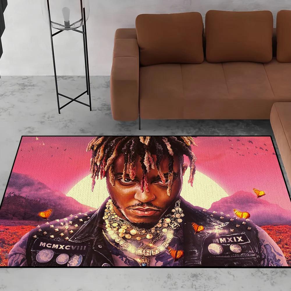 Коврик для двери Juice Wrld Fighting Demons Добро пожаловать Вход Балкон Ванная Комната Пол Нескользящий Ковер Ковер в Спальню Домашний Декор