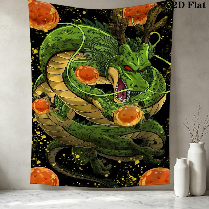 Shenron Wall Tapestry Aesthetic Wall Hanging Printed Fabric Blanket Decorative Tapestries For Bedroom Living Room Home Decor