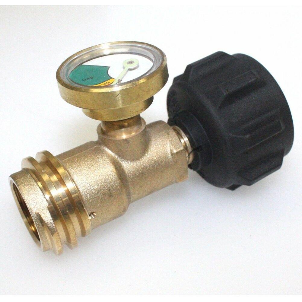 Переходник на бак Газовый баллон Кемпинг Пропановая газовая плита Газовый переходник + индикатор уровня