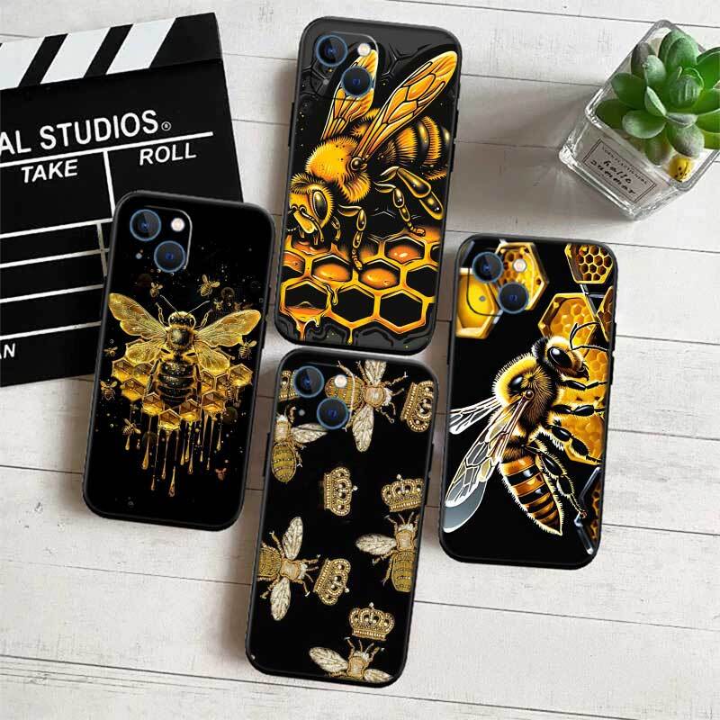 Мультяшный чехол Art Bees для Samsung M55 M35 M15 A02 A05S A05 A06 A15 A12 A13 A10 A16 A20 A22 A24 A25 A30 A31 A32 A33 A35 A42 A50