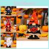 Unique Halloween Decorations Wooden Gnomes Spooky Ghost Figurines For Home Dcor
