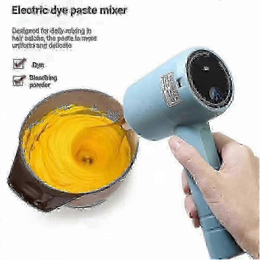 Electric Hair Cream Automatic Mixer Color Paste Blender Coloring Hairdressing Barber Dyeing Stirrer_c*-Good