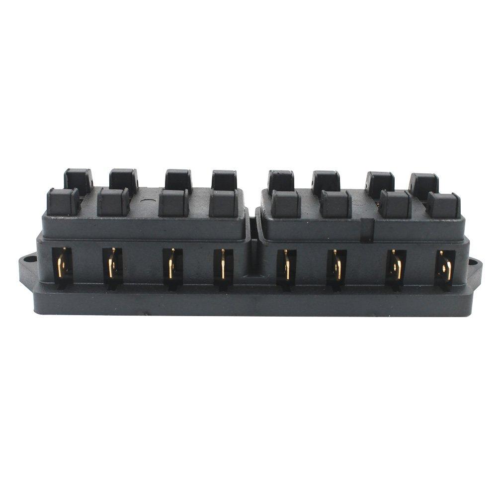KILIGEN Universal Car Truck Vehicle 8 Way Line Car Medium Fuse Box Block