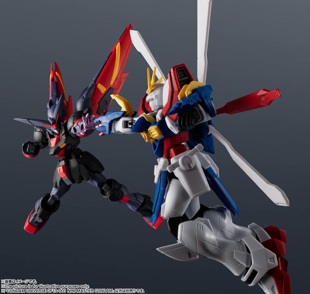 TAMASHII NATIONS GUNDAM UNIVERSE Mobile Fighter G Gundam NHII MASTER GUNDAM 150mm Painted Movable Figure GF13-001 Approx. ABS&PVC