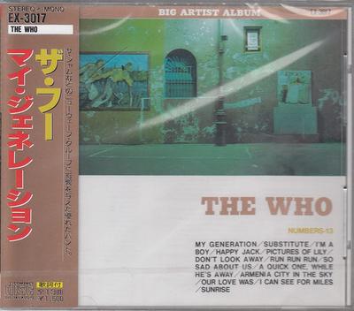CD WHO - мое поколение EX3017 FIC Inc. 1991 Япония Соул/Фанк Б/У