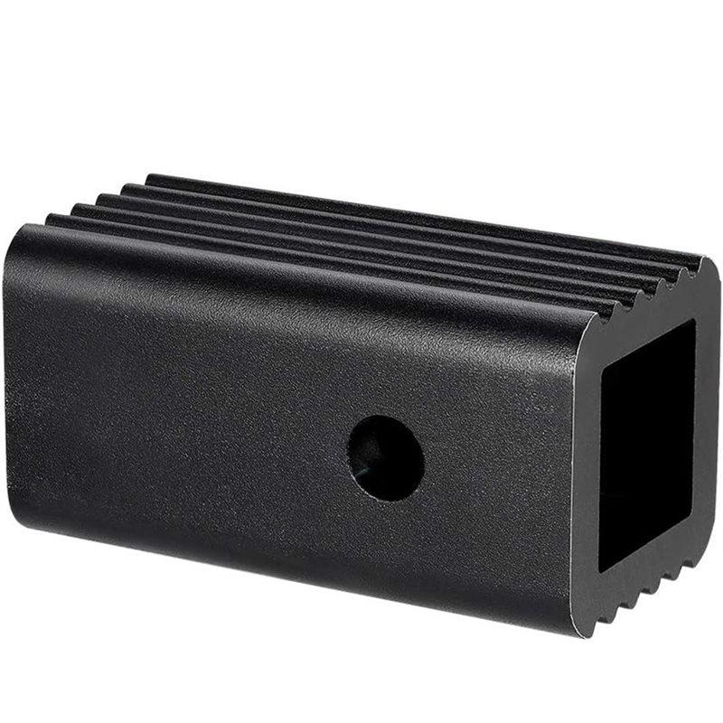 Efficientt-2" To 1-1/4" Trailer Hitch Adapter, 2 Inch To 1.25 Inch Receiver Sleeve Converter For Bike Racks And Cargo Carriers