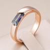 Simple Square Colorful Zircon Smooth Finger Rings for Women Vintage Fashion Jewelry Party Daily Accessories