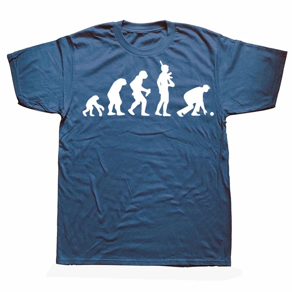 Новинка Потрясающая Эволюция Боулза Футболка Боулинг Уличная Одежда Короткий Рукав Подарок на День Рождения Летний Стиль Футболка Мужская Одежда