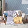 Плед Bubu Dudu для дивана Мягкий уютный плюшевый плед Кавайные медведи для пары 50x60 дюймов Многоразмерный покрывало для всех сезонов
