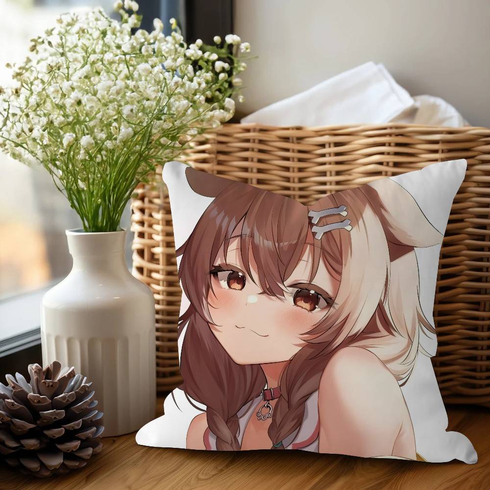 I-INUGAMI KORONE Pillowcases Home Bedding Decorative Pillow Cover Wedding Super Soft Pillow Case