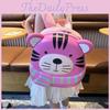 Cartoon Animal Tiger Pattern Kids School Bag Hard Shell Backpack Toddlers For