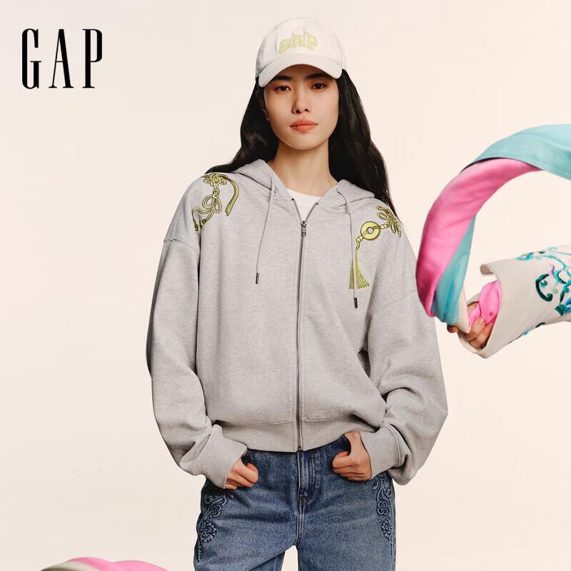 Gap Женская толстовка свободного кроя с вышитым логотипом
