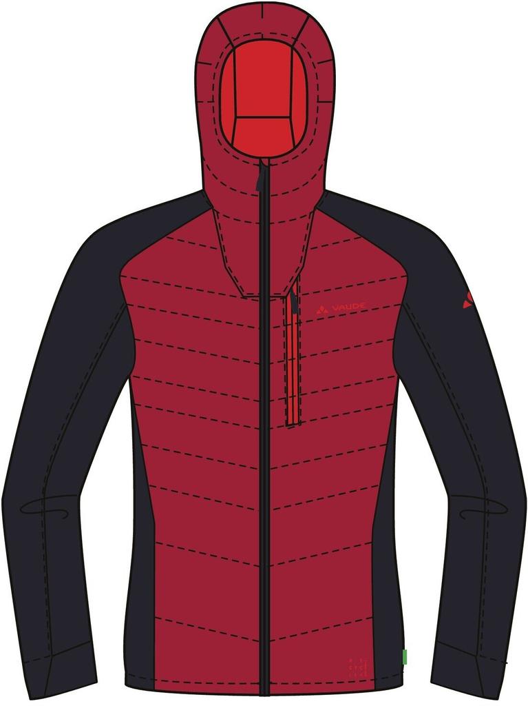 Куртка VAUDE Мужская гибридная куртка Elope Hybrid Jacket Elope Hybrid Jacke Herren (42437) темно-индийский красный