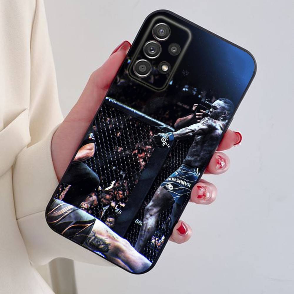 Чехол для телефона I-Israel Adesanya для Samsung S24,21,22,23,30,Ultra,20,Plus,Note,10,9, Черный мягкий силиконовый чехол