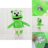 Charming Singing Gummy Bear Plush Doll Ultra Soft Crystal Fabric Stuffed Animal Gift