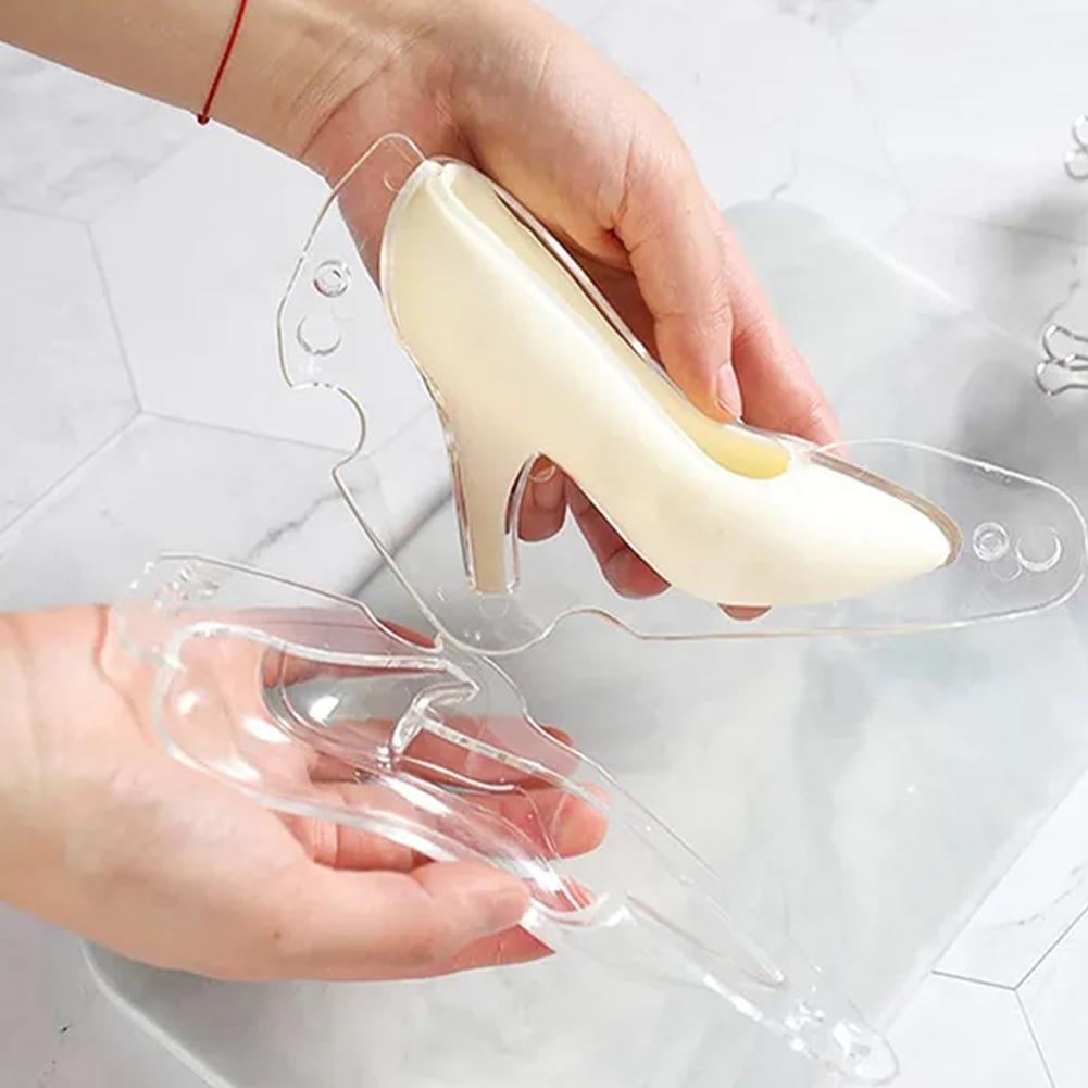 3D форма для шоколада на высоком каблуке, форма для конфет, форма для шоколадного каблука, помадка на день рождения, шоколад, большой размер F9T9