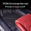 Changan CS75/CS55/Yidong PLUS 360° TPE Galaxy Car Floor Mats: Wear-Resistant & Durable.