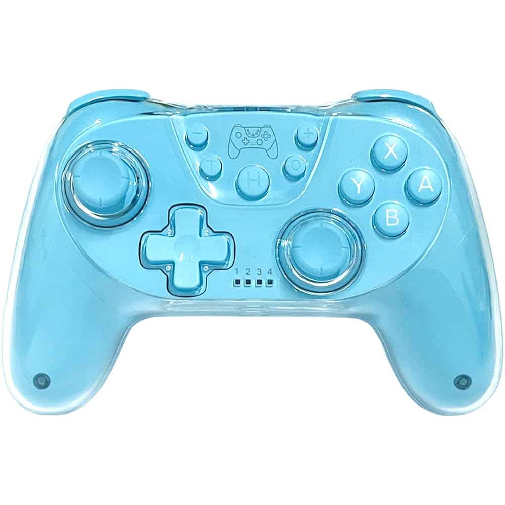 Allone Colorful Controller for Switch 2, Blue, 15.5 x 6 x 10.5 cm, Compatible with Switch 2/Switch/Switch Lite/OLED, Wired and Wireless Connection, St