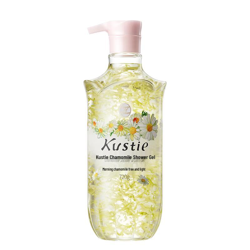 Kustie Chamomile Petal Fragrant & Moisturizing Shower Gel