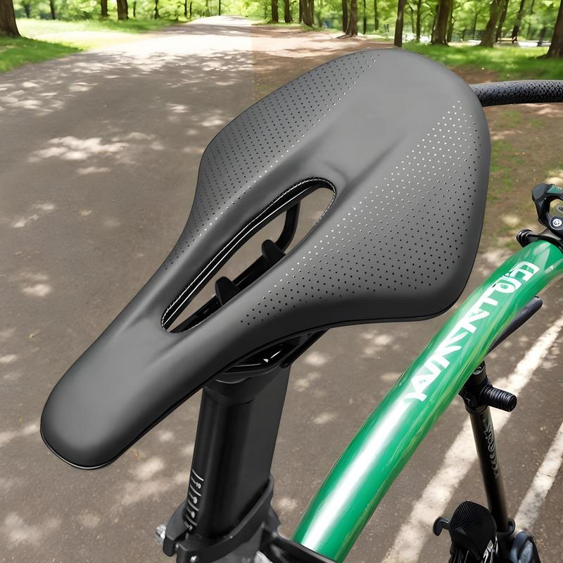 Cycling Saddle Bike Saddle Mountain Cycle Seat For Men Pu Leather Cushion Cover Breathable Cycling Accessories For Mountain Road