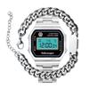 [Часы Volkswagen] Часы Volkswagen Ретро Цифровые Металлические Часы + Титановый Браслет Комплект