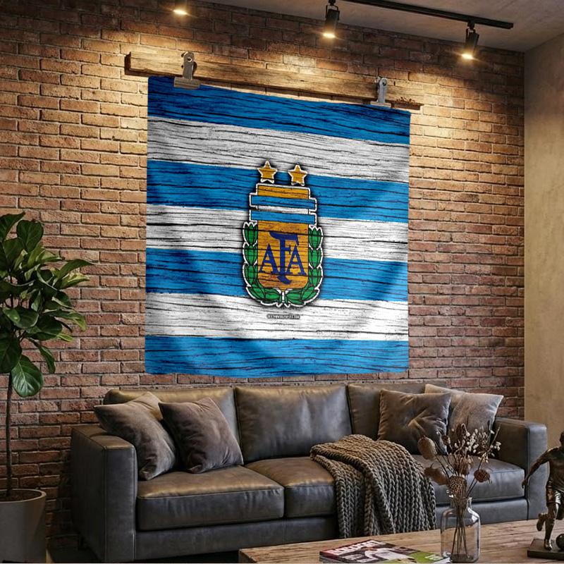 1PC As Monaco Fc Crest Tapestry, Unique Design Tapestry, Wall Decor for Bedroom,Livingroom, Playroom,Heartwarming Fan Holiday Gifts