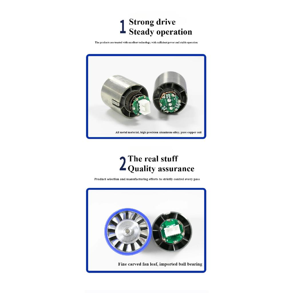 130,000 RPM turbo blower high-speed brushless motor 110,000 RPM violent fan 7.4v DC brushless motor