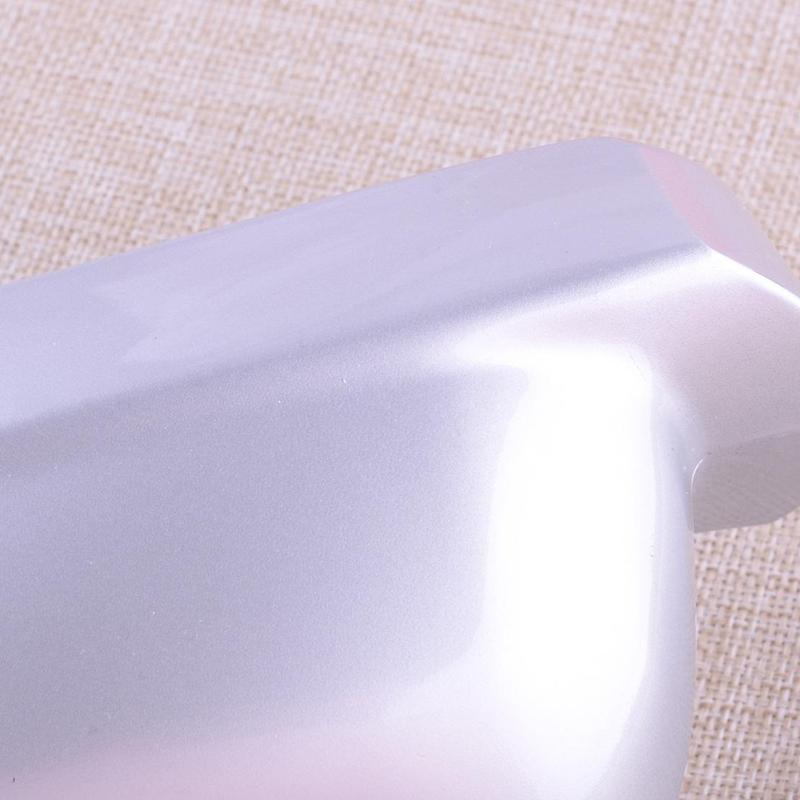 3B0857537B Left Side Rearview Mirror Cover Cap Silver Fit for VW Passat Bora Jetta MK4 Golf Skoda Superb Seat Cordoba 2002 ABS