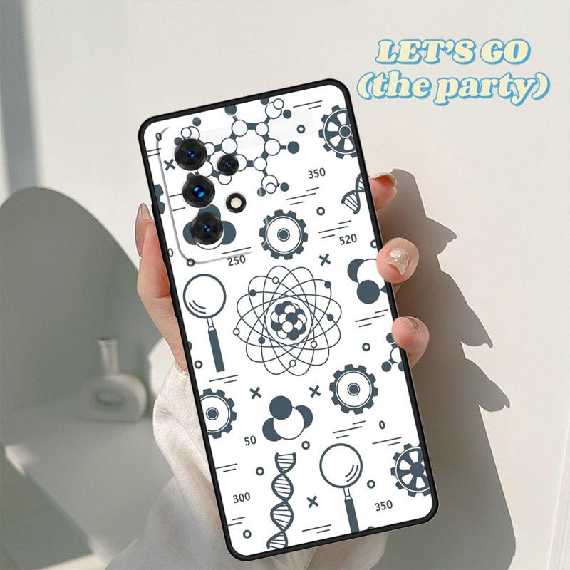 Иконка 'Научные исследования' чехол для телефона Для Samsung Galaxy A42 A31 A40 A51 A71 A32 A80 A91 A52 A72 A73 A20e A21S A50 A70 A11 A12 Чехол