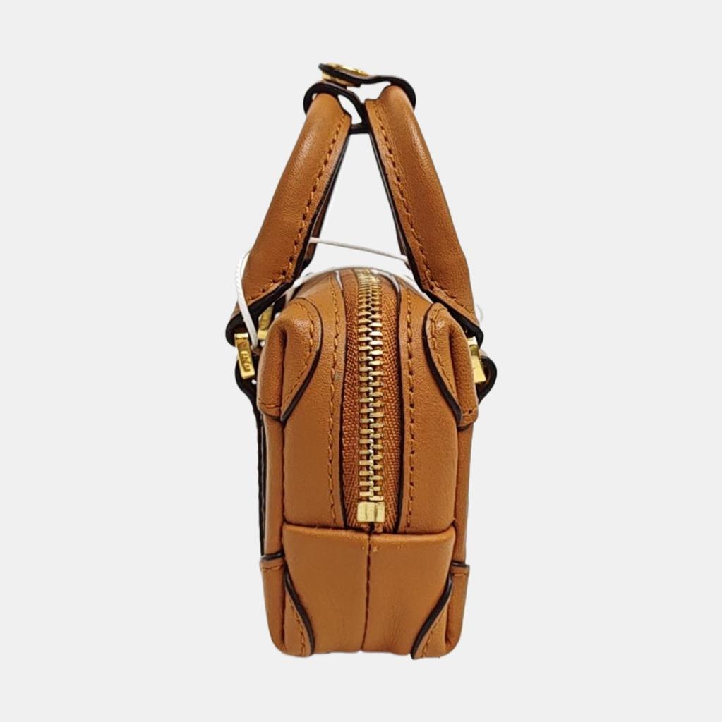 [Pre-Owned] Soft Berlin Visetos Monogram Fabric And Leather Boston Bag Pillow Bag Crossbody Bag Tote Bag Shoulder Bag Mini - Very Good #743PTS