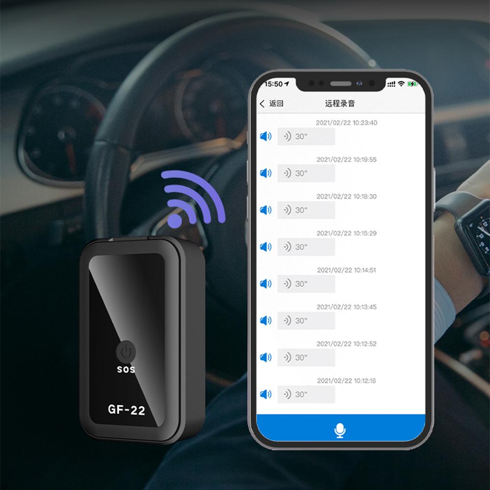 GF22 GPS Трекер Защита от потери Устройство отслеживания в реальном времени Магнитный Противоугонный Позиционер Автоматическая сигнализация Геозона История маршрутов