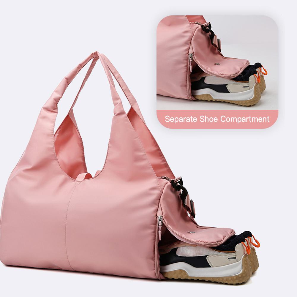 Дорожная спортивная сумка Спортивная сумка-тоут для йоги и спортзала Weekender Сумка через плечо с отделением для обуви