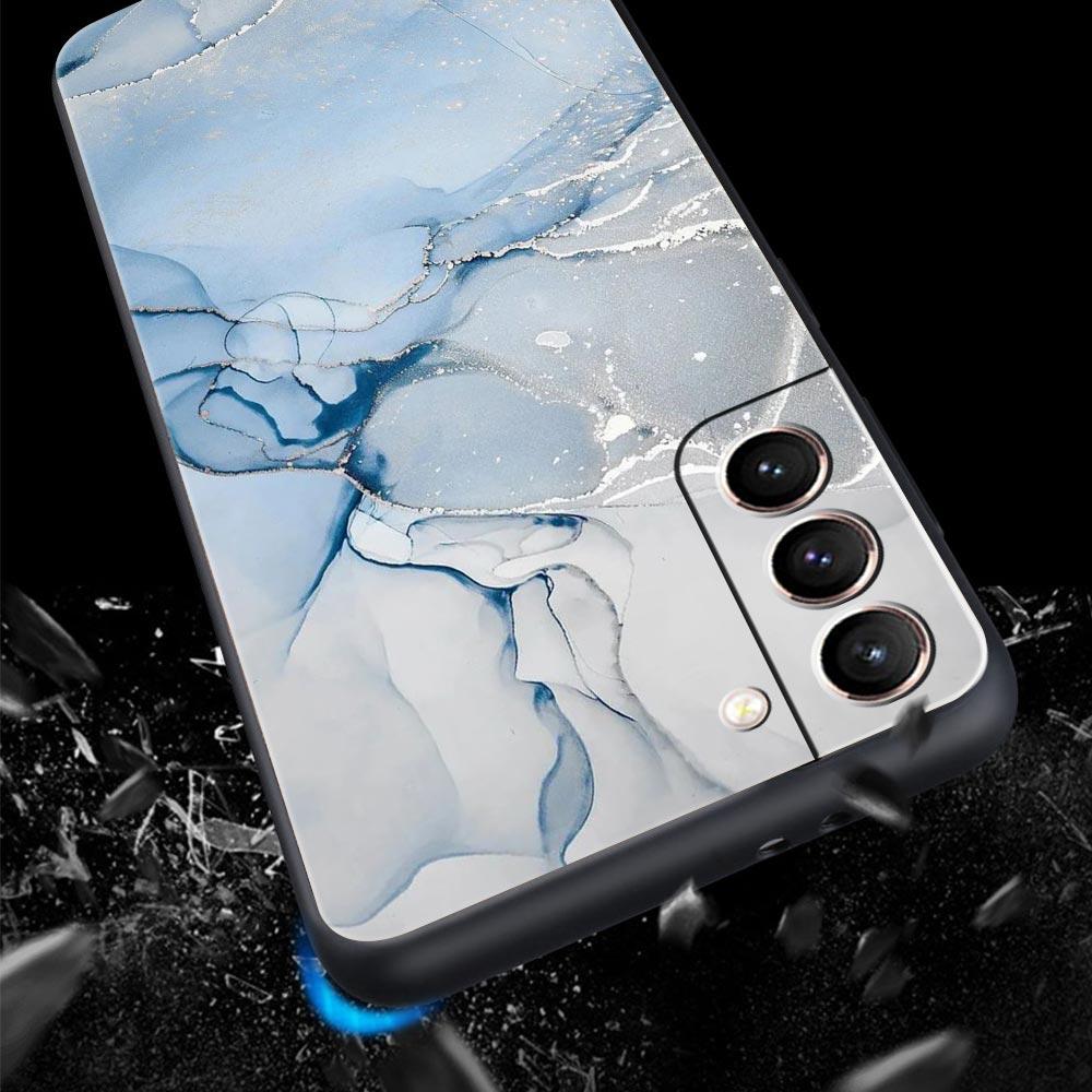 Чехол для телефона с мраморными чернилами и помывкой для Samsung Galaxy S23 Ultra S22 S21 S20 FE 5G S10 S10E S9 S8 Plus Note 20, силиконовый чехол-бампер