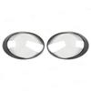 For Porsche 997 911 Carrera 2006-2012 Car Headlight Lens Replacement Cover Lampshade Headlight Covers Grey  Edge Headlight Glass