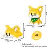 Multi Form Micro Mini Building Blocks Dog: Versatile and Cute Convertible Pet Models for Creative Fun Children's Puzzle Toy Gift