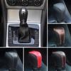 Wear-resistant Car Shift Handle Cover Leather Car Interior Accessories Shift Knob Cover for Car