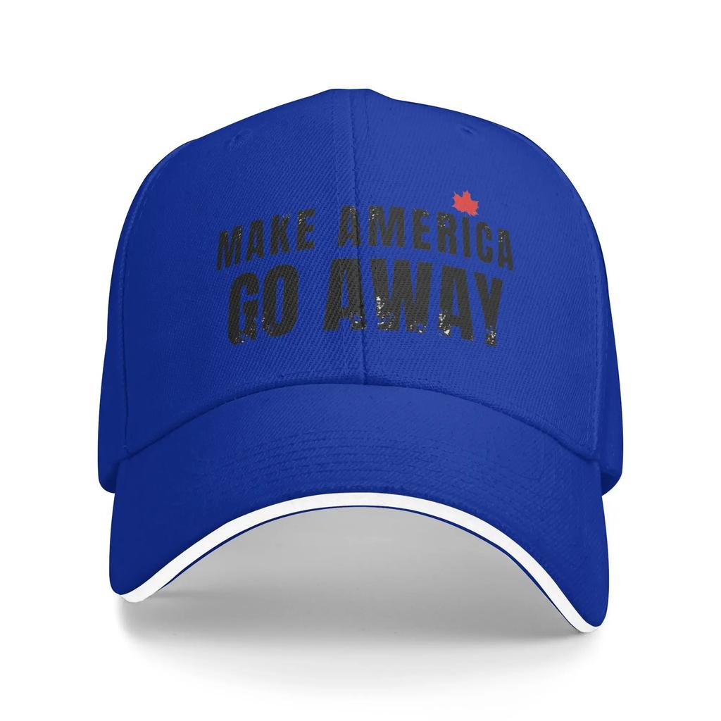 Make America Go Away Baseball Cap Tennis Skate Sun Hip Hop Hats FeUnisex Unisex yk Funny Design Snapback Cap
