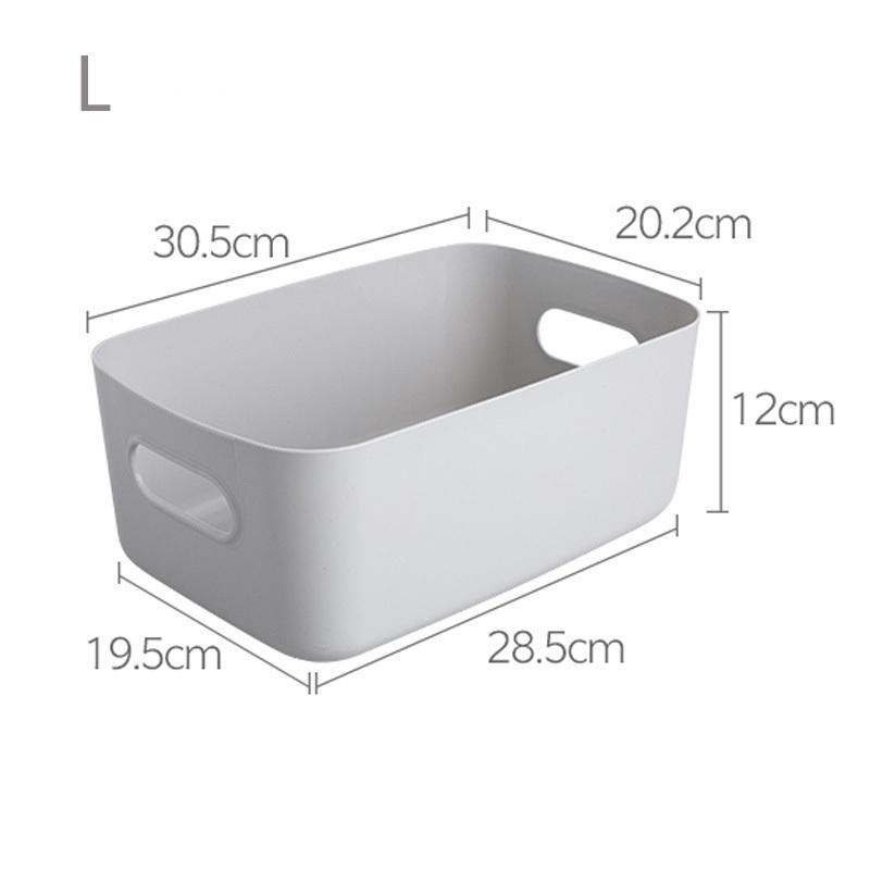 20/25/30 см Настольный ящик для хранения мелочей в общежитии Пластиковый ящик для хранения косметики Ванная комната Кухня Сортировочная корзина для хранения контейнеров