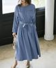 ROPE PICNIC Tuck Metal Point Blue Size 38 Web-exclusive Dress, (45),