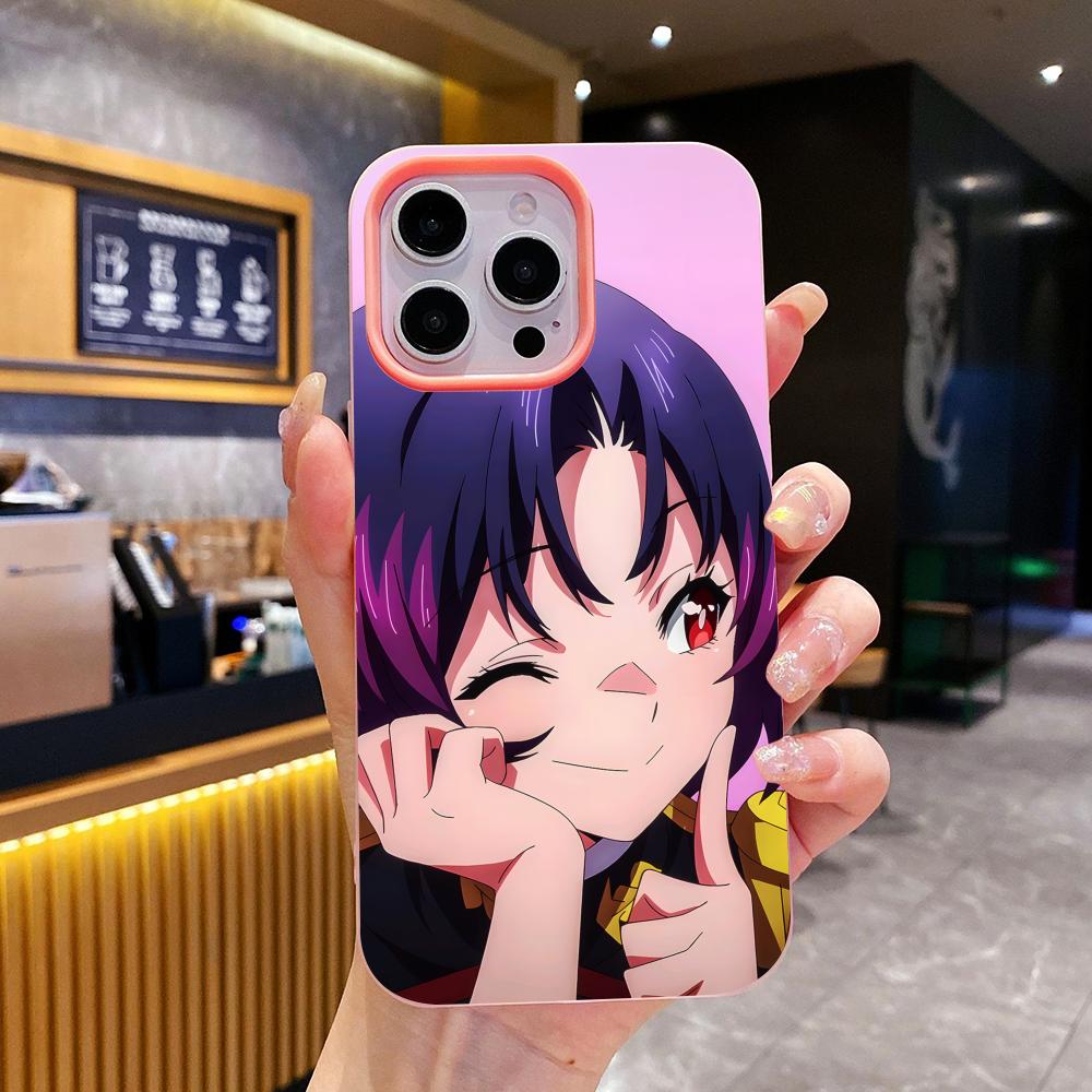 Mato seihei Yakumo Ezo Желе Двухслойный Розовый Чехол для Мобильного Телефона для iPhone 17 16 15 14 13 12 11 Air Pro Max Plus Защитный