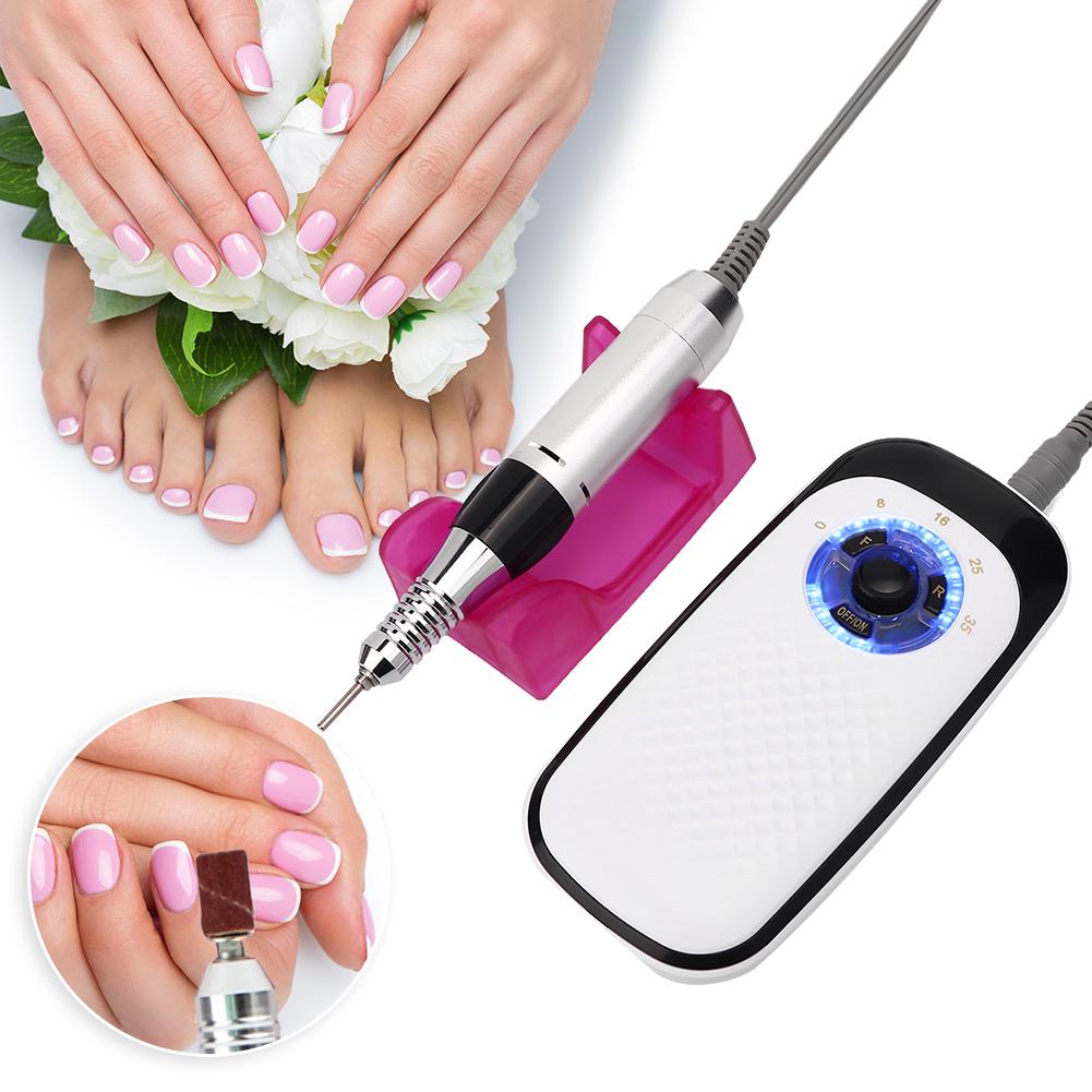 Electric Nail Drill 35000RPM Portable Adjustable Manicure Machine