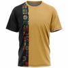 Винтажные футболки в африканском стиле, этнические, племенные, дашики, 3D-печать, мужские, с коротким рукавом, одежда в стиле Харадзюку