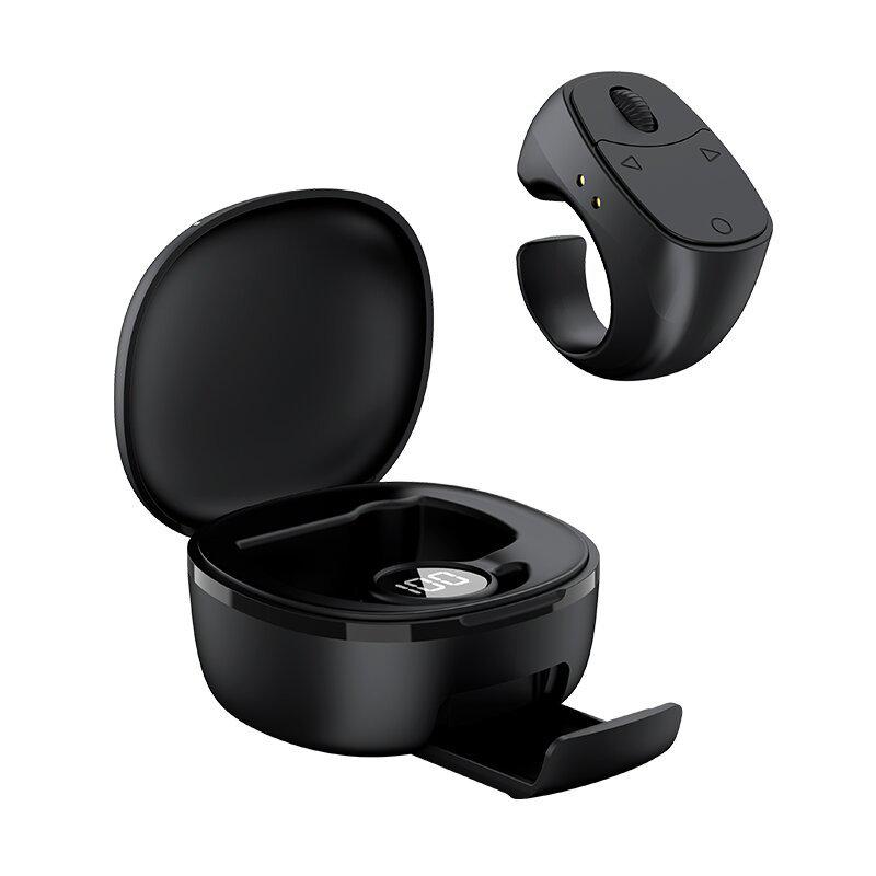 Popular Bluetooth Selfie Ring: Remote Photo, Video Browsing & Page Turning with Charging Case