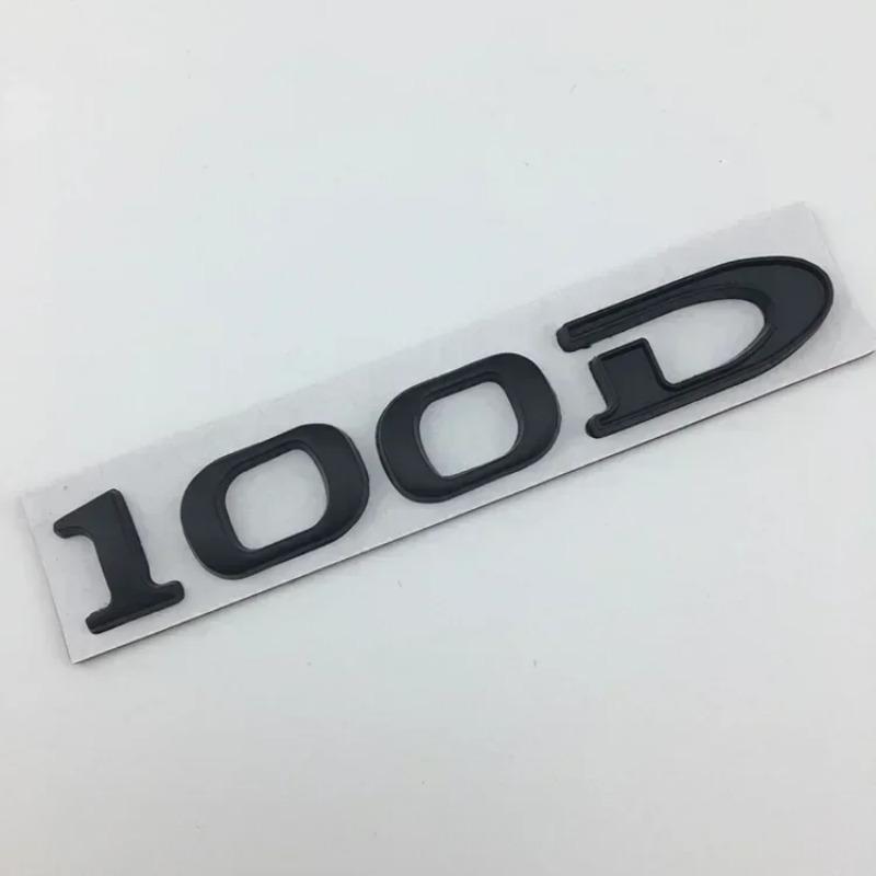 3D Metal 75D 85D 90D 100D Car Rear Boot Trunk Tailgate Emblem Badge Sticker Styling Accessories