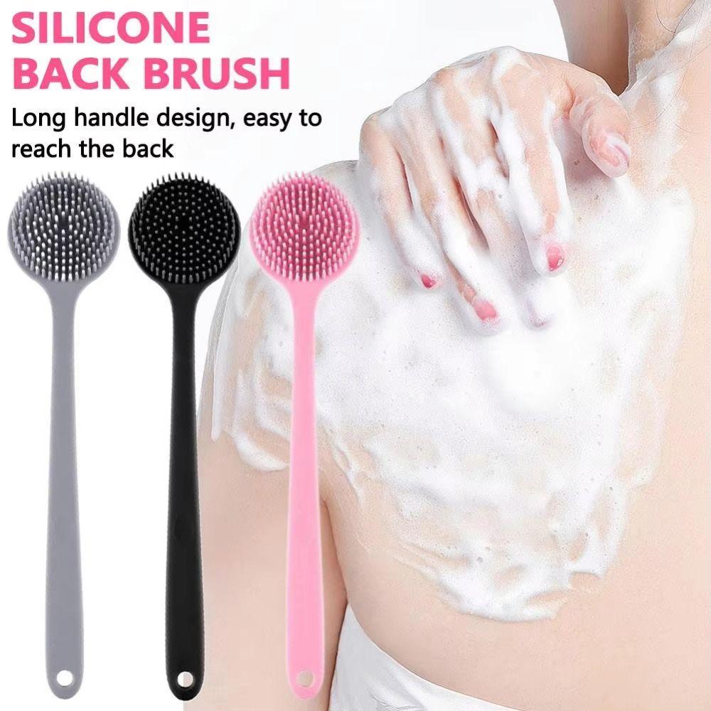Long Handle Handle Exfoliating Scrubber Anti-Slip Skin Massager Brushes Cleaning Applicator Lazy